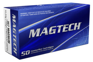 Magtech .357 Magnum 158 gr FMJ Flat Point box, 50 rounds