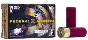 Federal PFC15400 Premium Vital-Shok 12Gauge 2.75" 9Pellets 00BuckShot 5 Per Box/50 Case
