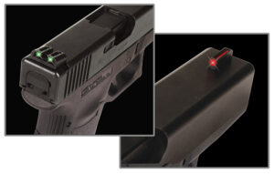 TruGlo TG131MP Fiber-Optic Red/Fiber Optic Front Sight-Green/Fiber Optic Rear Sight Smith & Wesson M&P/SD9/SD40