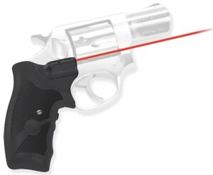 Crimson Trace 0119501 Lasergrips Fits Ruger SP101, Red Laser 633nM Wavelength 5mW Output, Black Polymer