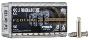 FEDERAL 22 LR PUNCH 29GR FN "PERSONAL DEFENSE" 50 RD/BX 100 BX/CS