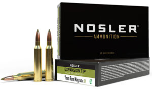 Nosler E-Tip 7mm Remington Magnum 150 gr box of 20 rounds
