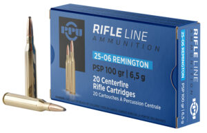 PPU PP2506P .25-06 Remington 100 gr Pointed Soft Point 20-round box