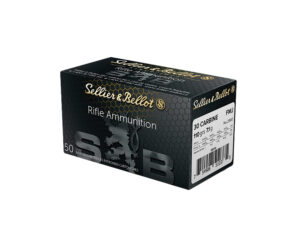 Sellier & Bellot .30 Carbine 110 gr FMJ rifle ammunition 50-round box