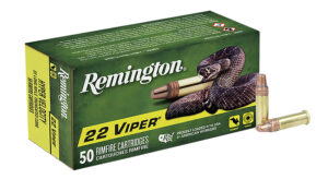Remington Ammunition 21080 Viper Rimfire 22LR 36gr Truncated Cone Solid 50 Per Box/100 Case