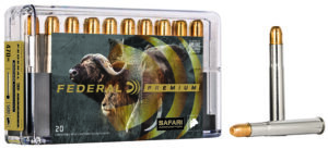 Federal P470T2 Premium Safari Cape-Shok 470NitroExpress 500gr Trophy Bonded Sledgehammer Solid 20 Per Box/10 Case