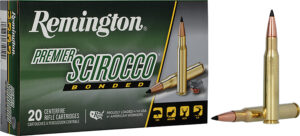 Remington Premier Scirocco Bonded 7 mm Remington Magnum 150 gr ammo box