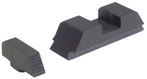 AmeriGlo GT504 Range Series Sight Set for Glock Black Serrated Front-Black Rear
