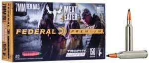 Federal Premium Trophy Copper 7mm Rem Mag 150 gr ammunition 20 rounds box