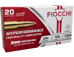 Fiocchi 300 Win Mag 190gr MatchKing HPBT 20-round box