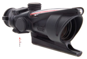 Trijicon 100213 ACOG Black Hardcoat Anodized 4x32mm Illuminated Red Triangle Post Reticle