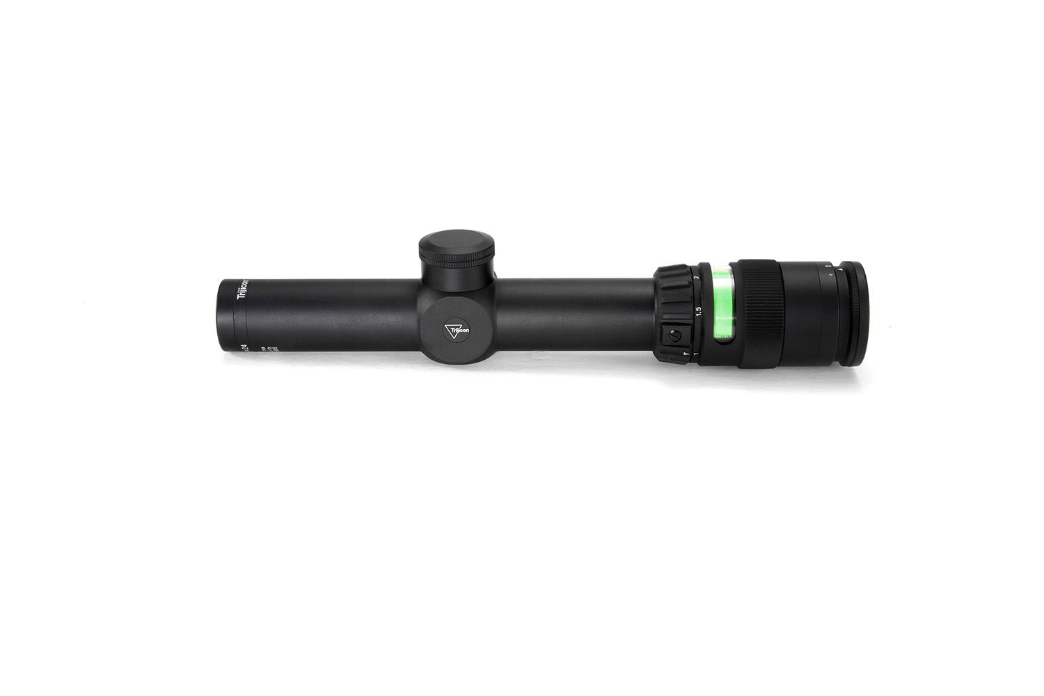 Trijicon 200071 AccuPoint Black Hardcoat Anodized 1-4x 24mm 30mm Tube Illuminated Duplex Crosshair w/Green Dot Reticle