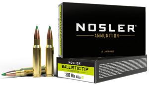 Nosler Ballistic Tip .308 Win 165 gr polymer tip 20 round box
