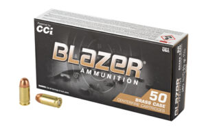 CCI Blazer Brass 380 ACP 95 gr FMJ 50 round box