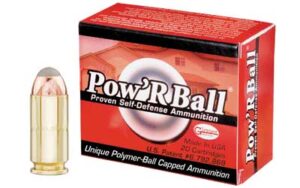 Glaser Pow'RBall .40 S&W 135 gr JHP 20-round box