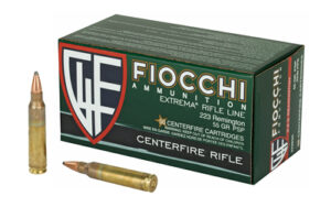 Fiocchi 223 Rem 55 gr PSP rifle ammunition 50 round box
