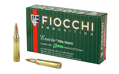 Fiocchi .223 Rem 77gr Sierra MatchKing HPBT 20rd box