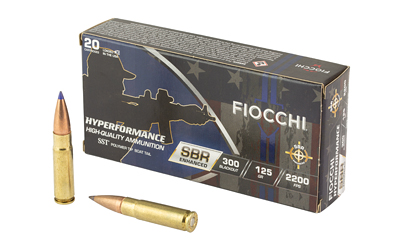 Fiocchi Hyperformance SBR .300 Blackout 125gr SST 20-round box