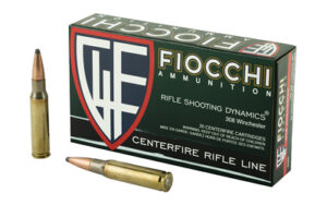 Fiocchi .308 Winchester InterLock PSP 20-round box brass-case ammunition