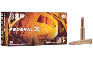 Federal Fusion 30-30 Win 170 gr rifle ammunition 20 count box
