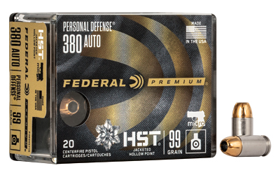 Federal .380 ACP 99gr HST – 20rd