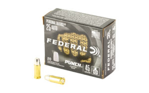 Federal Punch Personal Defense .25 ACP 45 gr ammunition 20 round box