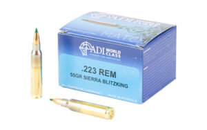 ADI 223 Rem 55gr Sierra BlitzKing ammunition 20 round box