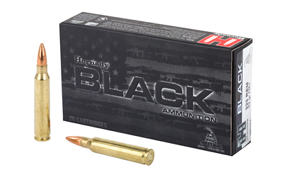 Hornady Black .223 Remington FMJ 20rd box rifle ammunition, brass cases