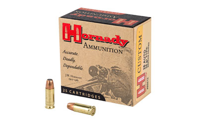 Hornady Custom .25 ACP 35 gr XTP Jacketed Hollow Point ammunition 25-round box