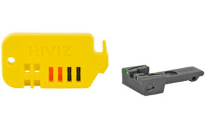 HIVIZ ADJ REAR SIGHT RUG RVLVR GR/RD