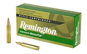 Box of Remington Premier AccuTip .204 Ruger 32 gr 20 rounds