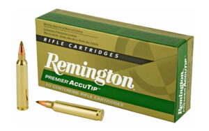 Remington Premier AccuTip .204 Ruger 40 gr cartridge box, 20 rounds