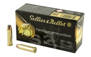 Sellier & Bellot SB357B .357 Magnum 158 gr Soft Point 50rd box brass cases