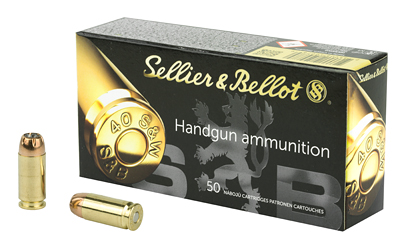 Sellier & Bellot SB40C .40 S&W 180 gr Jacketed Hollow Point 50 round box
