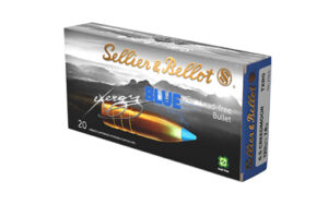 Sellier & Bellot eXergy Blue 6.5mm Creedmoor 120 gr ammunition box, 20 rounds