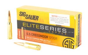 Sig Sauer Elite Hunting 6.5 Creedmoor 120 gr box, 20 rounds