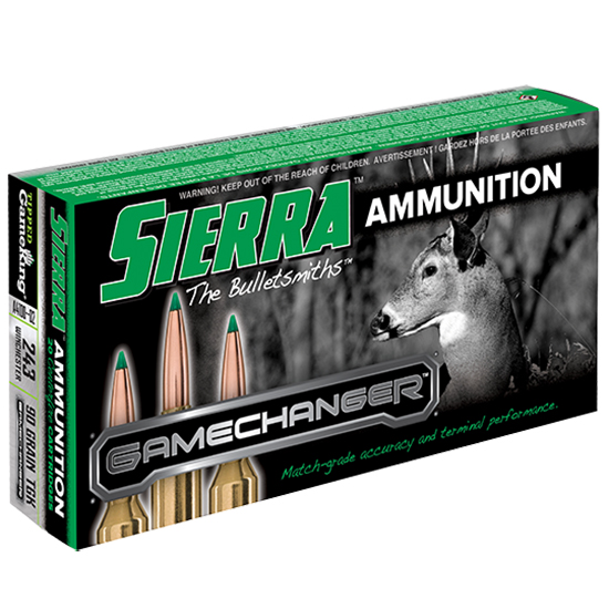 Sierra GameChanger 243 Win 90 gr TGK rifle ammunition 20-round box