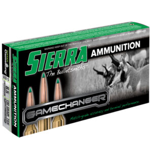 Box of Sierra GameChanger 6.5 Creedmoor 130 gr Tipped GameKing (TGK) ammunition