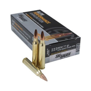 SIG AMMO 5.56 NATO 77GR ELITE MATCH OTM 20/10