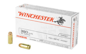 Winchester USA .380 ACP 95 grain FMJ 50-round box