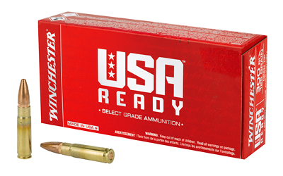 Winchester USA Ready .300 AAC Blackout 125 gr ammunition box, 20 rounds