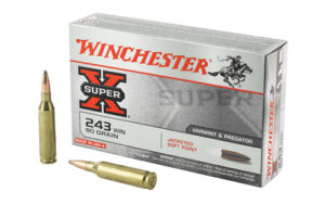 Winchester Super-X .243 Winchester 80 gr Jacketed Soft Point ammunition 20 round box