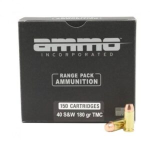 Ammo Inc Signature Range .40 S&W 150rd box TMC handgun ammunition