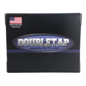 Double Tap .38 Spl 158gr SWC hardcast solid handgun ammunition box, 50 count