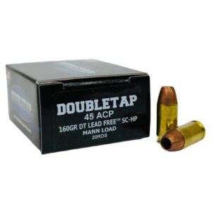 Double Tap .45 ACP 160gr Barnes TAC-XP lead free ammunition box 20 ct