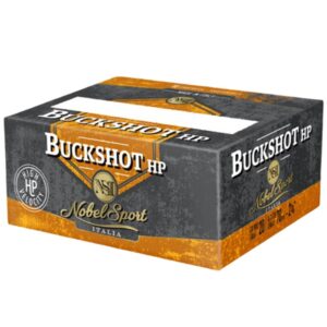 Noble Sport Plumbum Buckshot Shotshells 20 ga 2-3/4" 9 pellet 1300 fps #1 10/ct