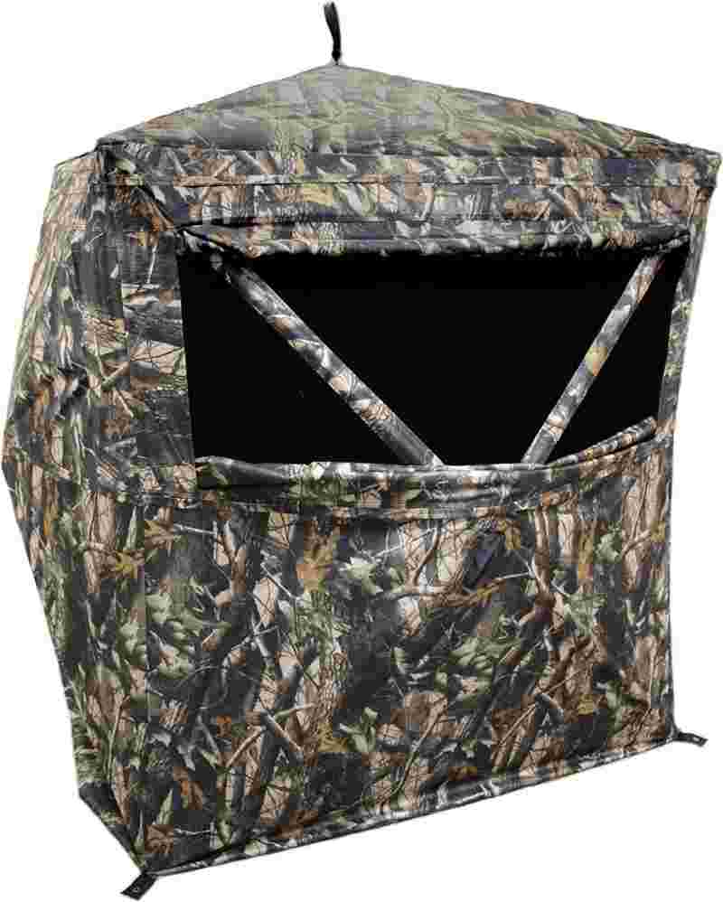HME 2-Person Ground Blind With 150D Shell 62" x 62" x 66"