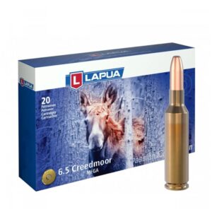 Lapua 6.5 Creedmoor rifle ammunition 20-count box