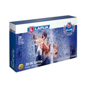 Lapua 30-06 Springfield 185gr Mega Soft Point 20-round box of rifle ammunition