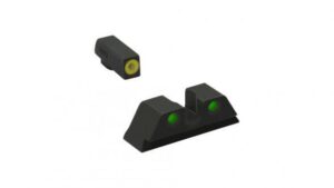 Meprolight ML40889 Hyper-Bright Yellow Ring Front/Green Rear Sights for FN 509